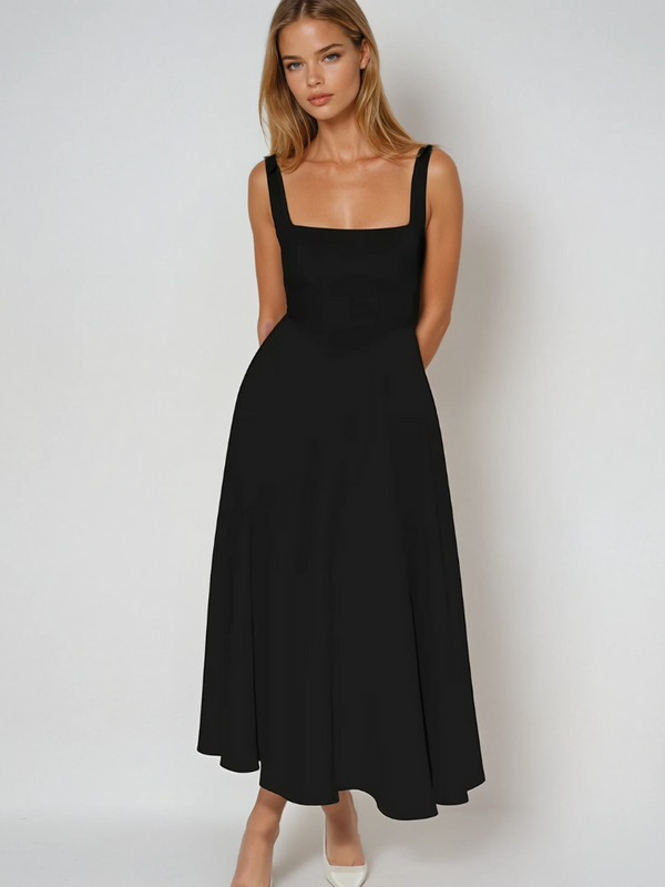 Séraphie – Square Neck Midi Dress