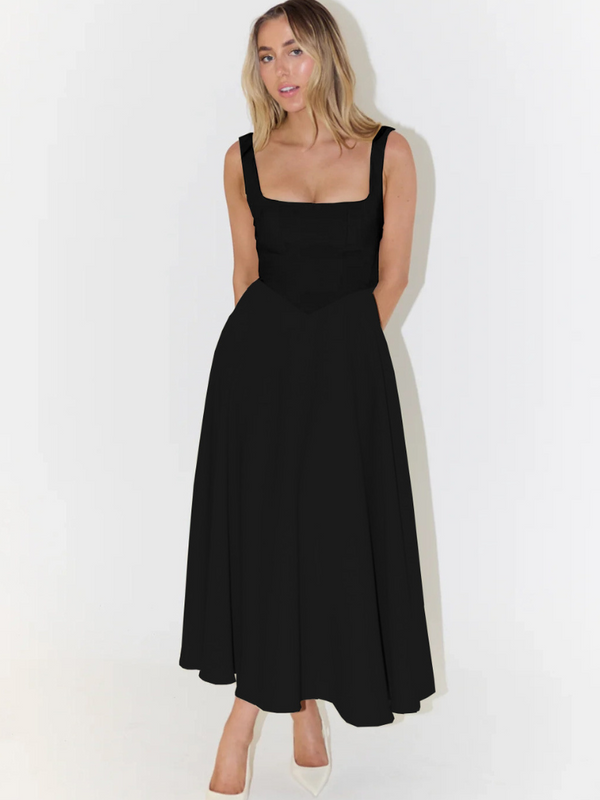 Séraphie – Square Neck Midi Dress