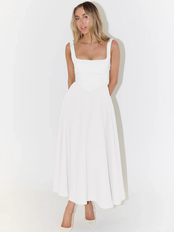 Séraphie – Square Neck Midi Dress