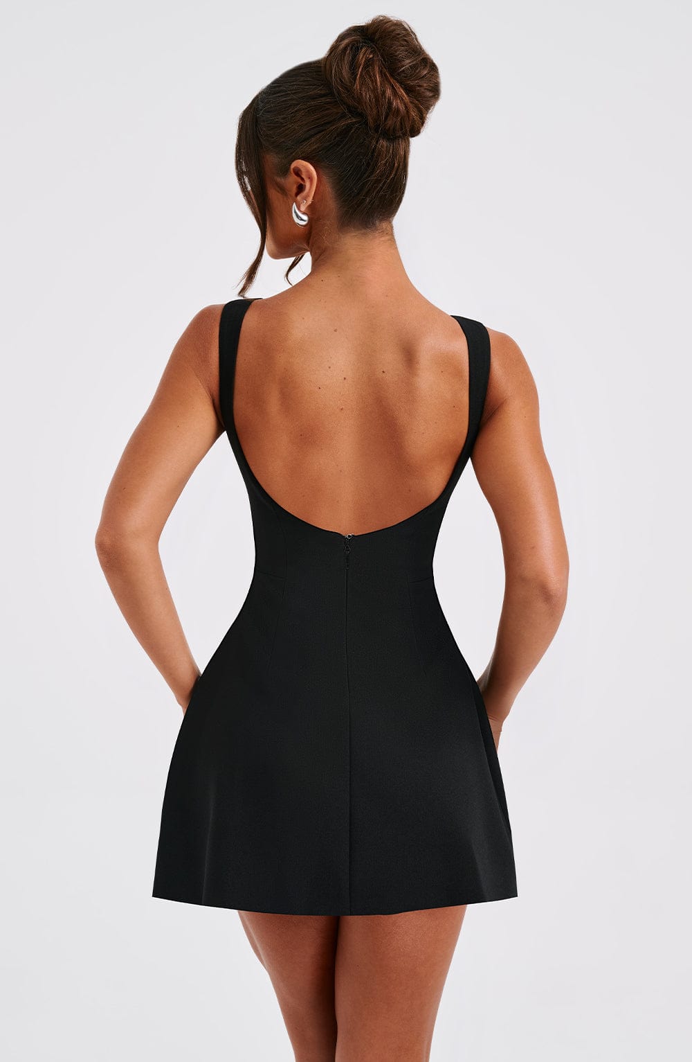 Élyne – High Neck Bubble Mini Dress