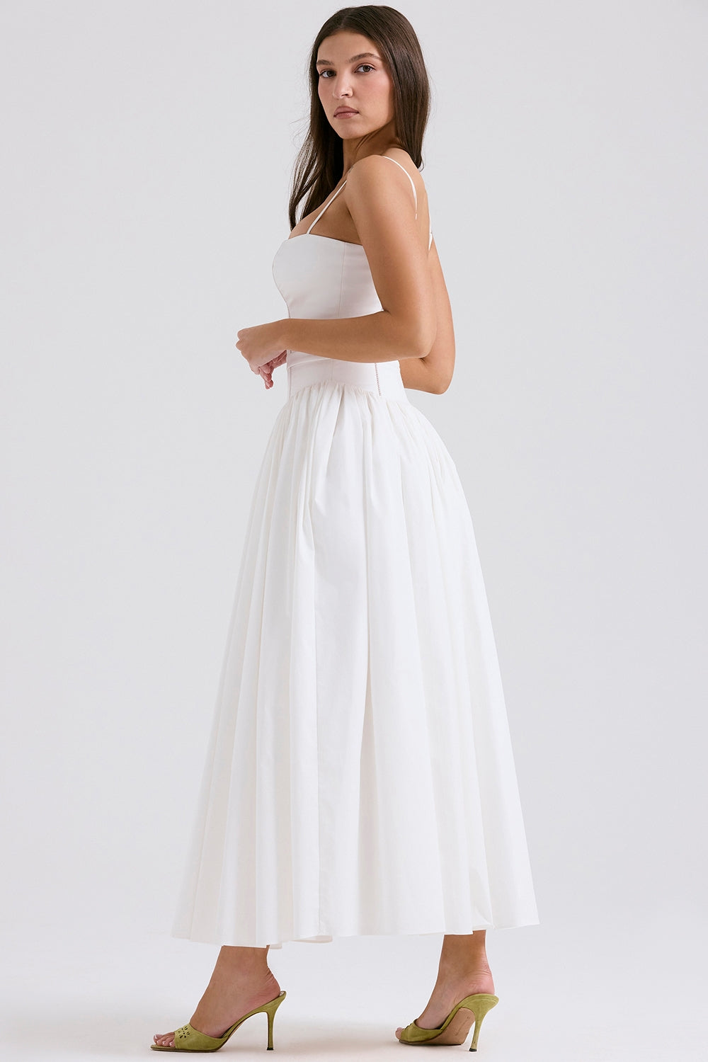 Florienne – Printed Cotton Midi Dress